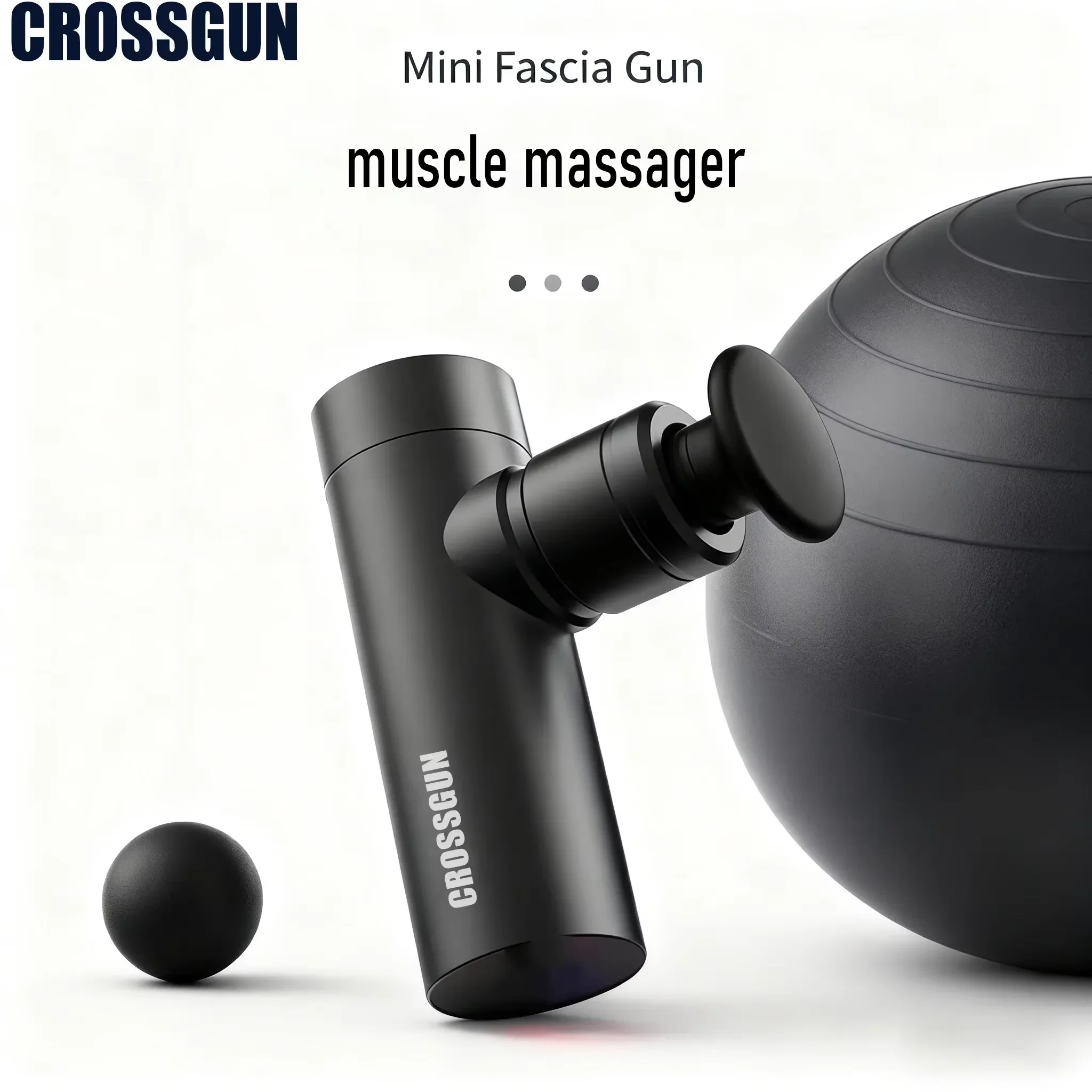 

Professional Multifunctional Fascia Gun High-Speed Quiet Muscle Relaxer with 4 Free Massage Heads & High-Frequency Vibration