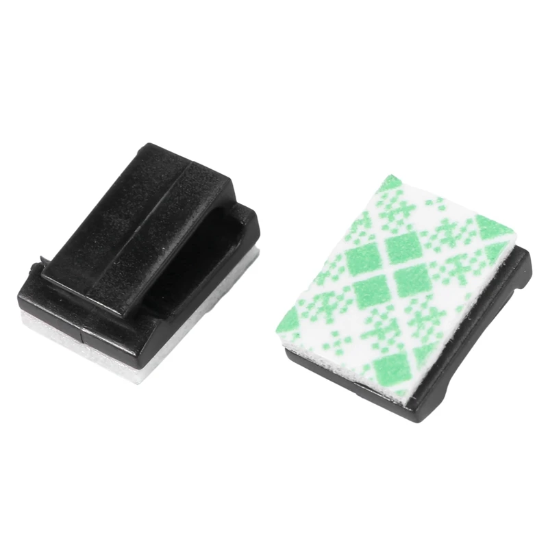 60X fermacavo fermacavo fermacavo autoadesivo nero