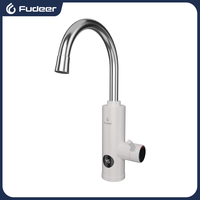 Fudeer 3000W 220V Electric Kitchen Water Heater Tap Instant Hot Stainless Steel Water Faucet Heater Cold Heating Faucet