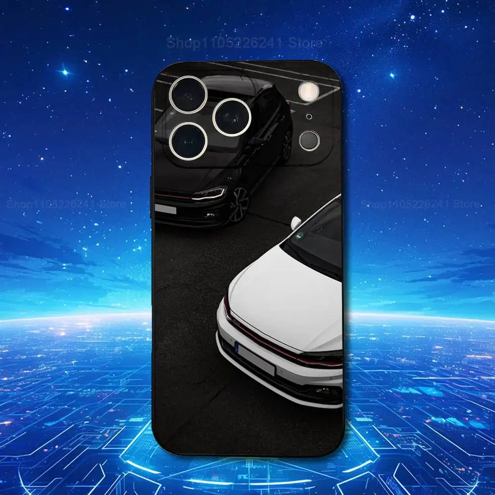 Sport G-GolF-ES G-GTI Car For iPhone 8,7,11,12,15,14,13,16,17,Plus,Pro Max,XS,X,XR,SE,Mini,Soft Silicone Black Case view 5