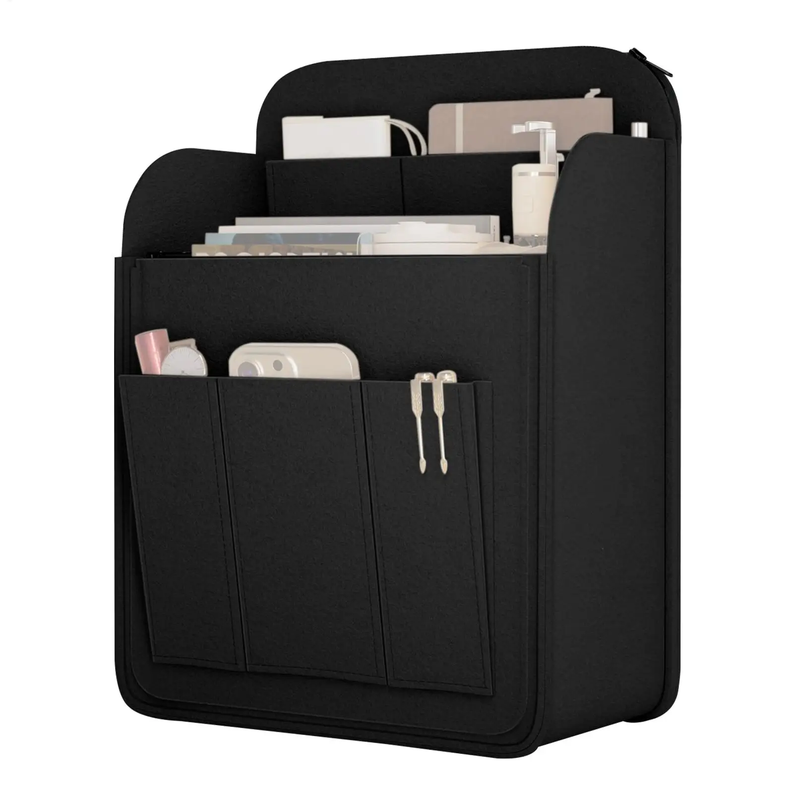 Backpack Insert Organizer Felt Storage Phones Bag Small Backpacks Insert Pockets for Bottles Umbrellas Cosmetics Phones