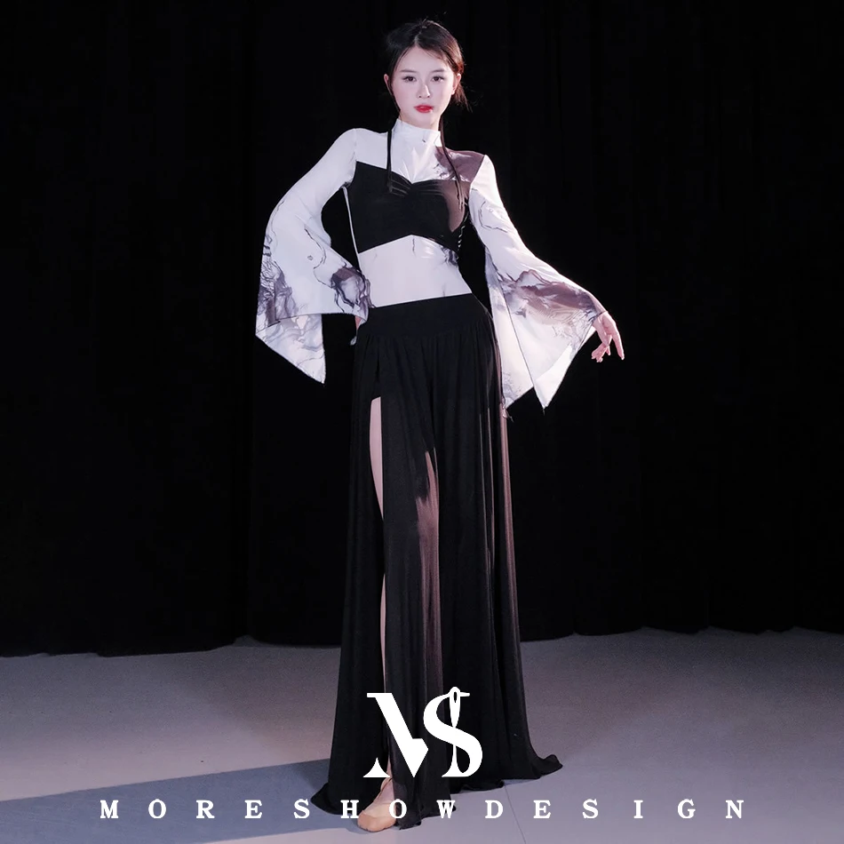 Belly Dance Costumes For Women Top + Skirt 2 Pieces Set Dance Wear Performance Clothings Set Practice Clothes Dance Outfits