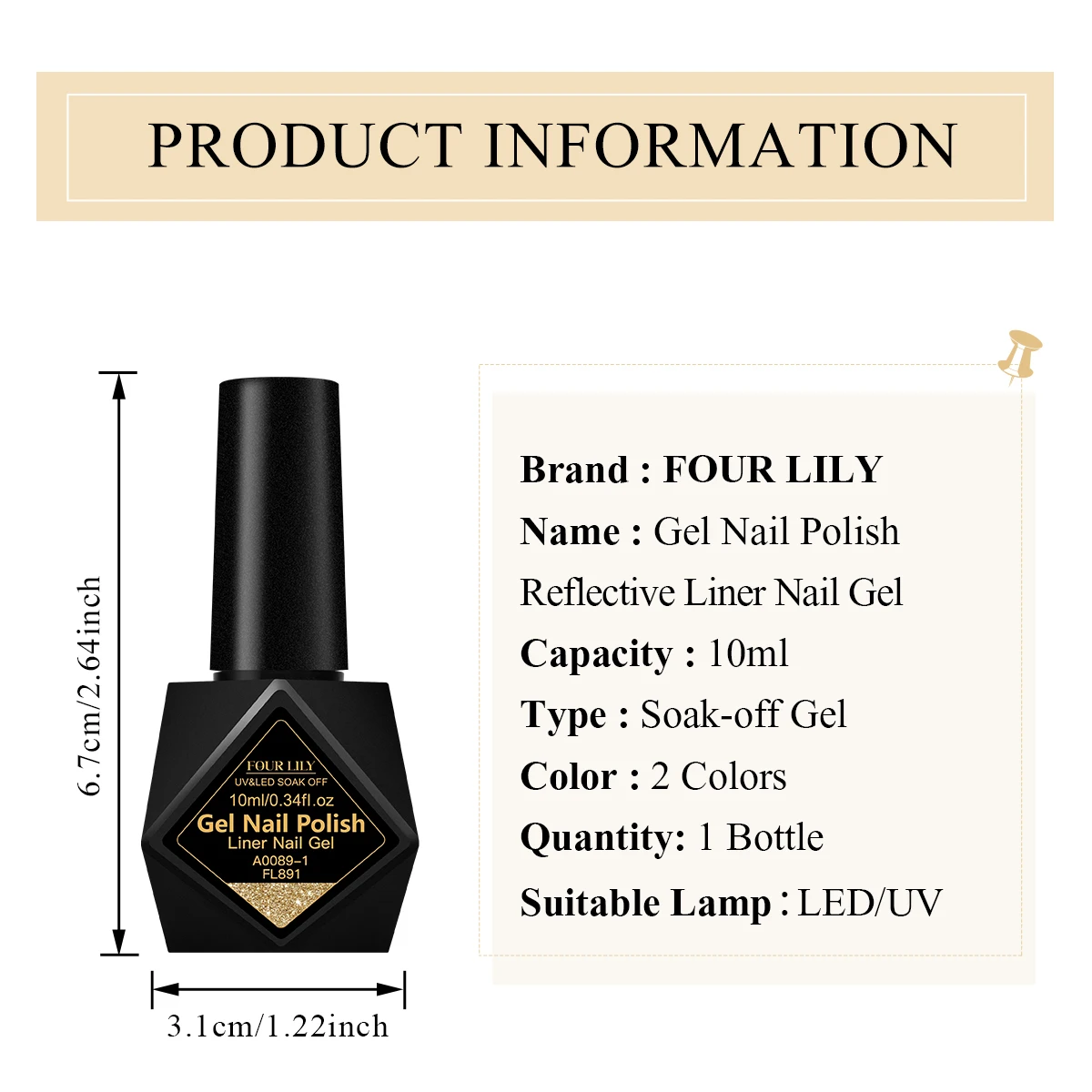 Vernis à ongles Gel réfléchissant or argent, 10ml, ligne de traction, Graffiti, peinture à rayures, ongles français, fournitures pour ongles à faire soi-même