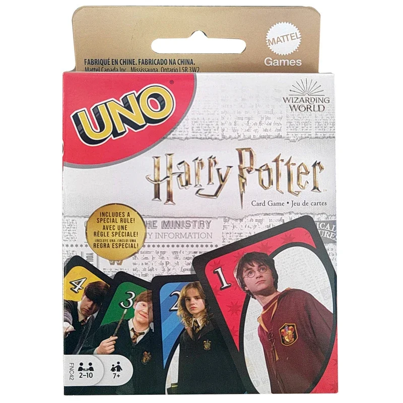 

Mattel Games UNO Transformers and Harry Potter Card Game Adult Family Night Party Camping Card Game Gift Free Storage Bag