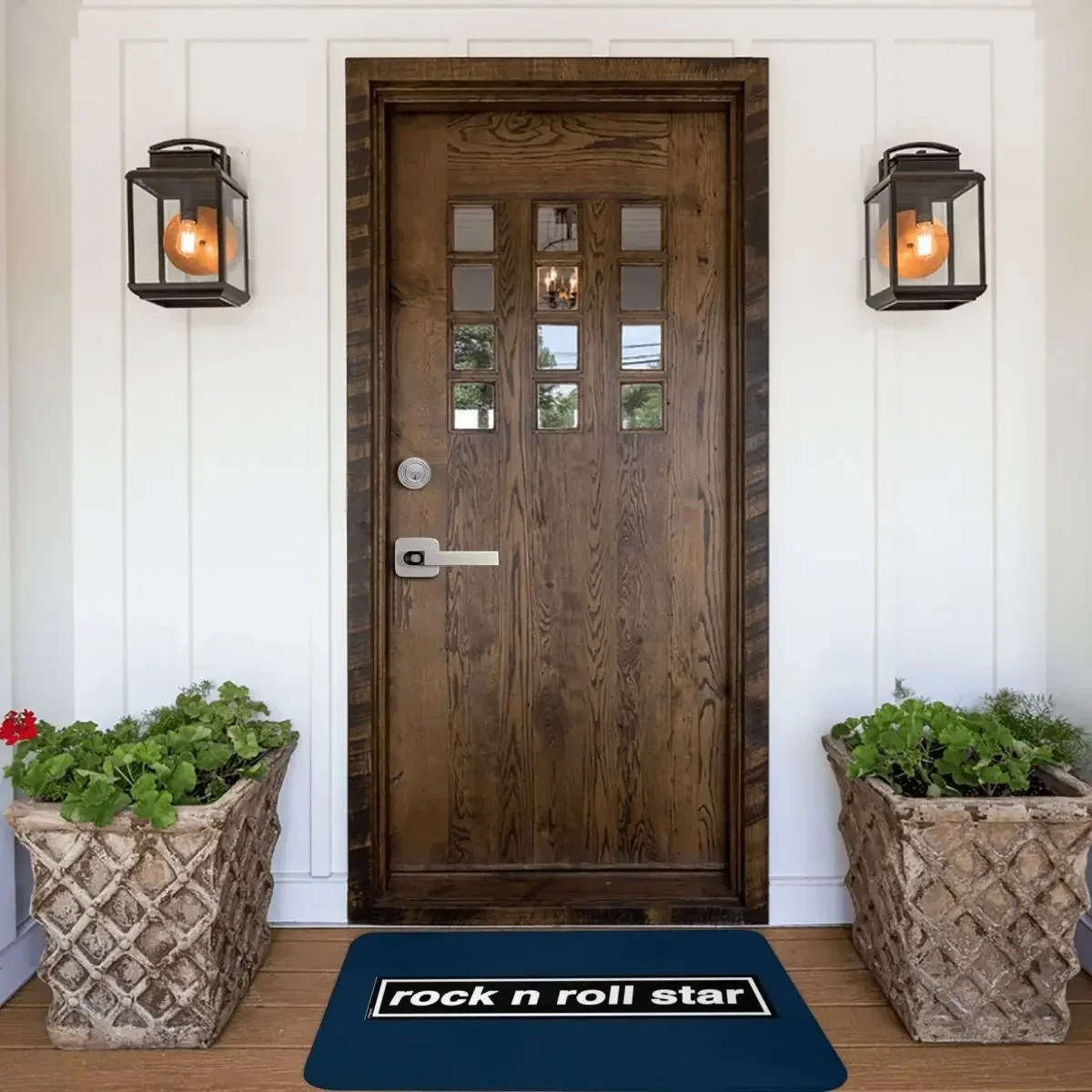 Rock N Roll Star OASIS Band Tribute Doormat Rug carpet Mat Footpad Polyester Non-slip Corridor Kitchen Bedroom balcony toilet