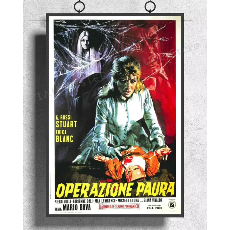 NJ816 KILL BABY KILL Movie 1966 Mario Bava Wall Sticker Silk Poster Art Home Decoration