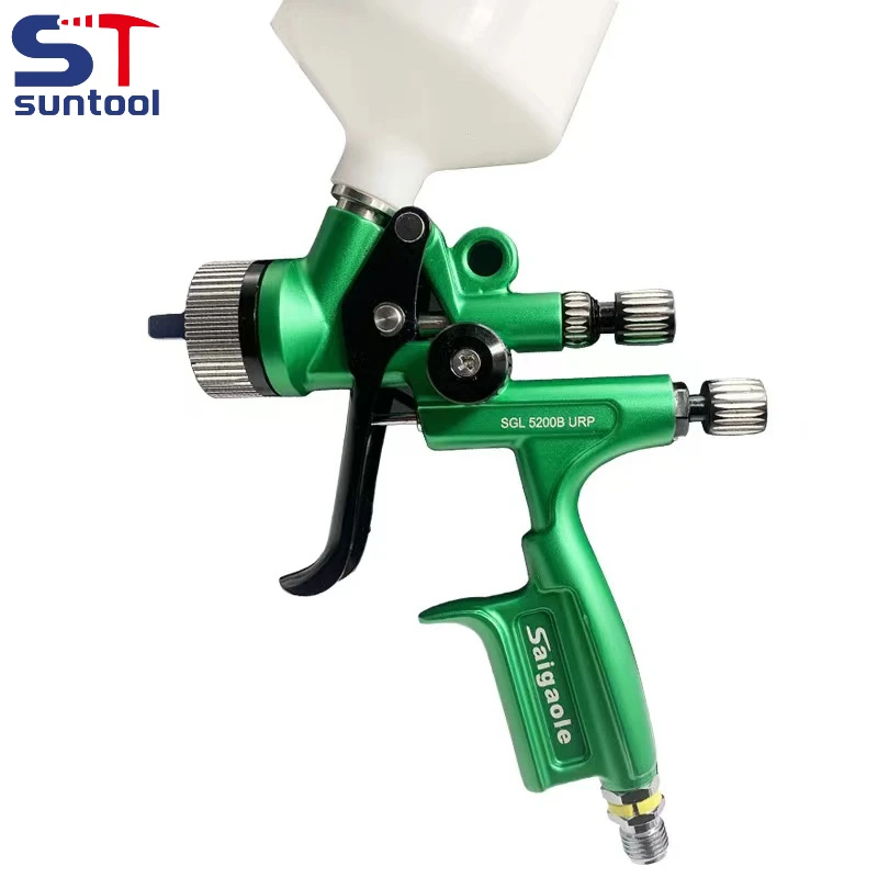 Suntool Car Paint 5200B Spray Gun HVLP Gravity Spray Gun with 1.3mm Nozzle and 600ml spray paint cup