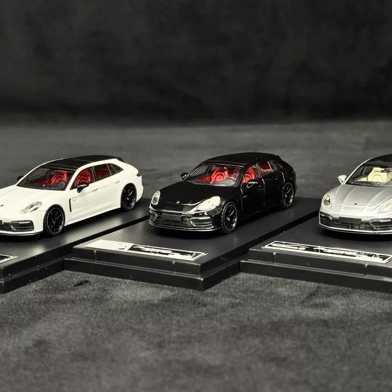 RM 1:64 Rhino Porsche Panamera Shooting Brake Hoge Detail Diecast Alloy Automodel Statisch Display Collectible Hobby Perfect Cadeau