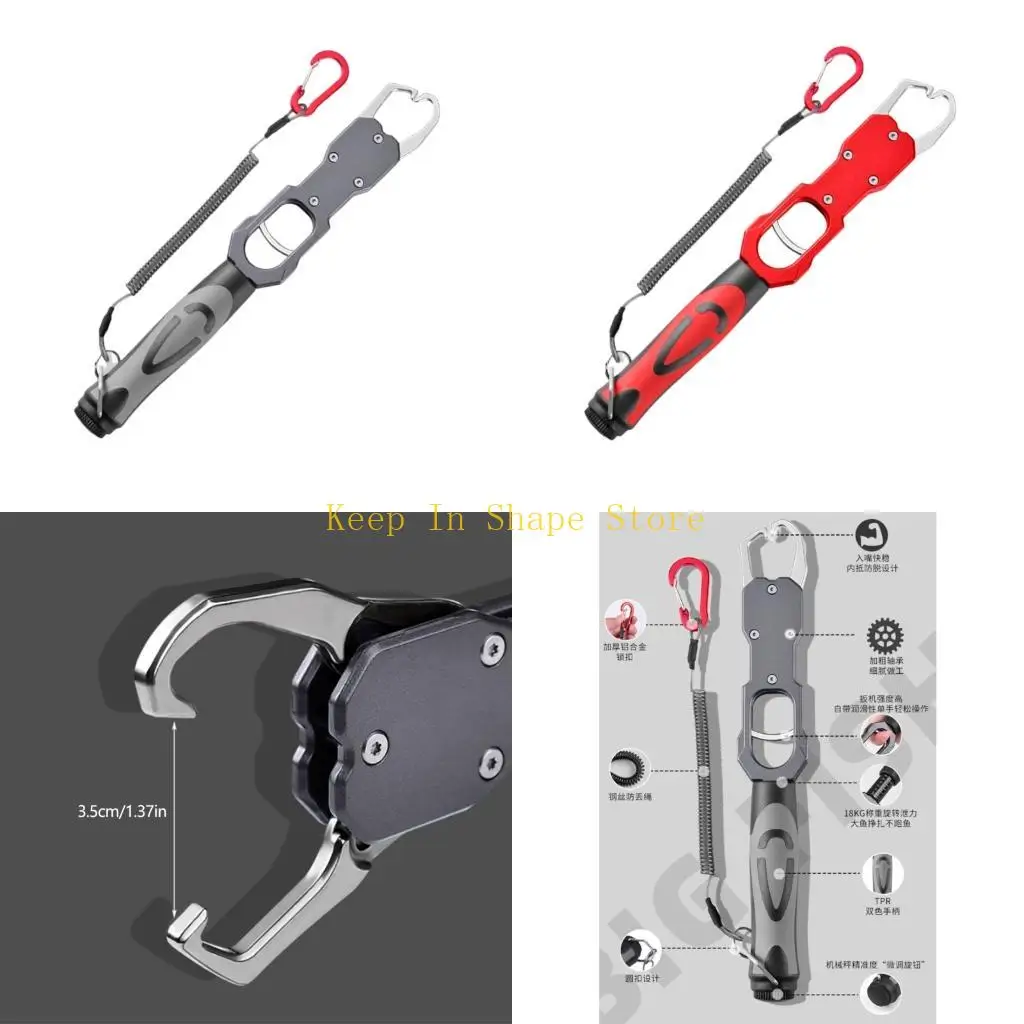 

U1JC Эргономичный инструмент для обработки рыбы со встроенным рыболовным оборудованием с цифровой шкалой, удобный в портативный