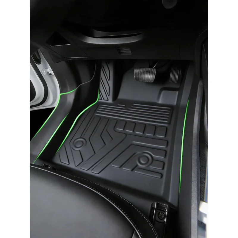 High Quality Custom Luxury TPE 4-Piece Car Floor Mats For EV6 2025 Perfect Fit