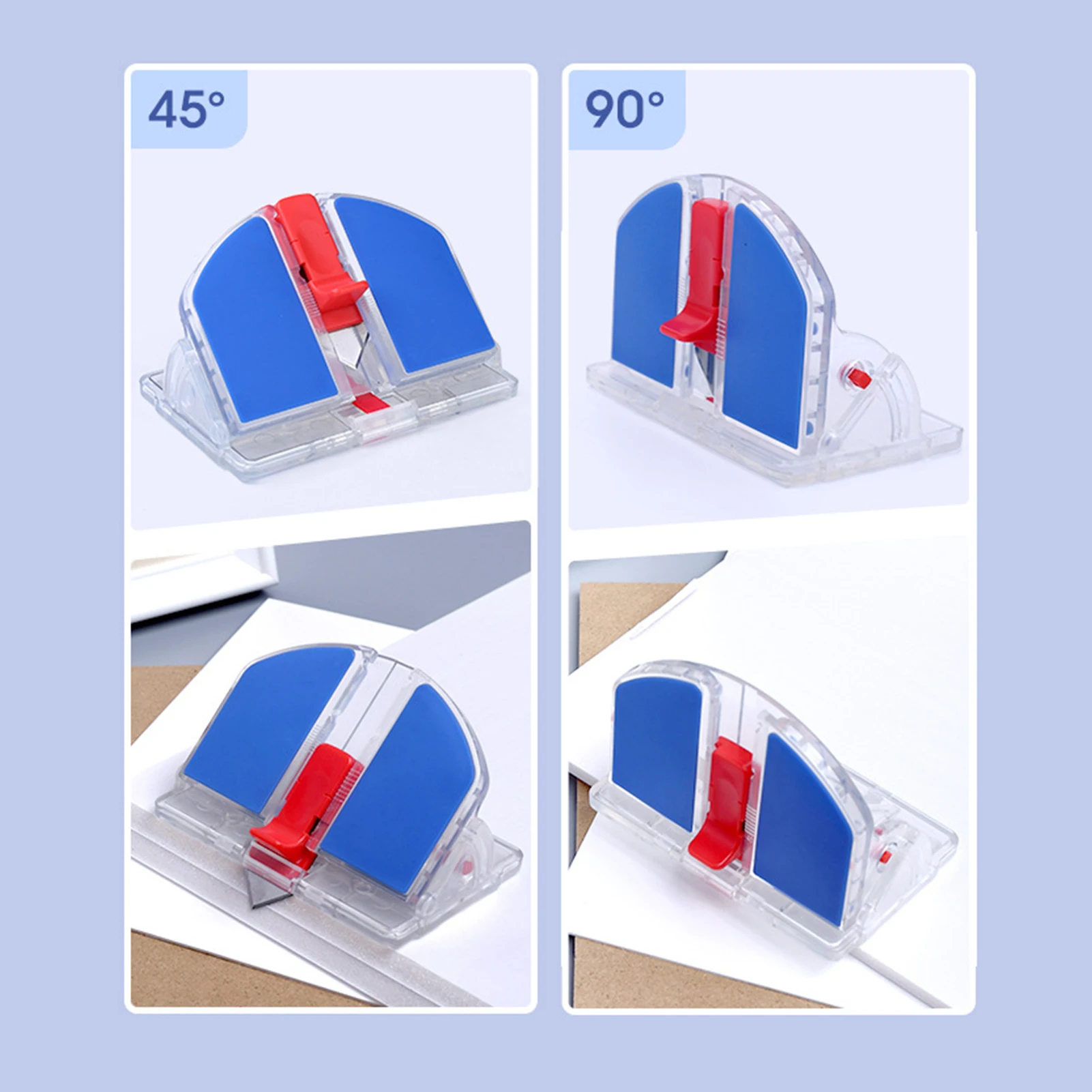 【Neu】KW-triO Papierschneider Desktop-Papierschneider 45 °   geneigte Oberfläche 90er °   Sicherheitsverschluss mit flacher Oberfläche. Design für Bastelfotos