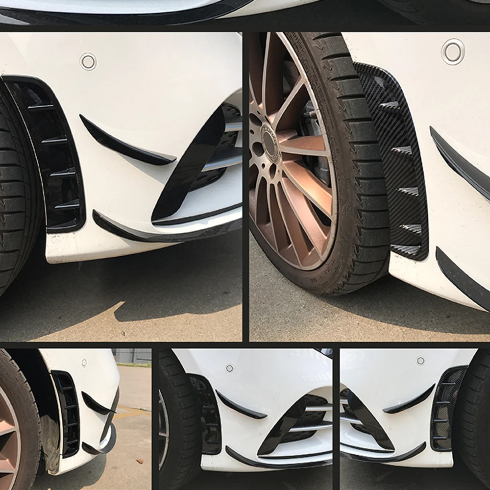 

​1 Pair Front Bumper Side Trim for MercedesBenz Hatchback Sedan W177 A180l A200l 2018-2022 Car Modified Crash Strip Stripe