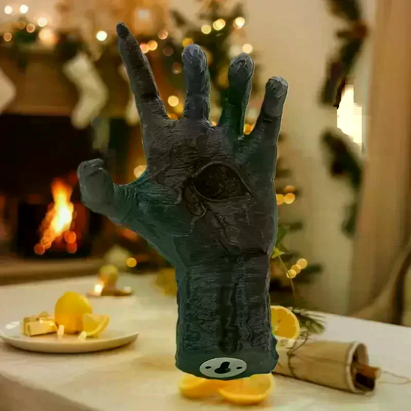 

For Halloween DecorationWitch's Demon Hand Wall Hanging Statues, Horror Ghost Hand Resin Retro Art Hanging Decor