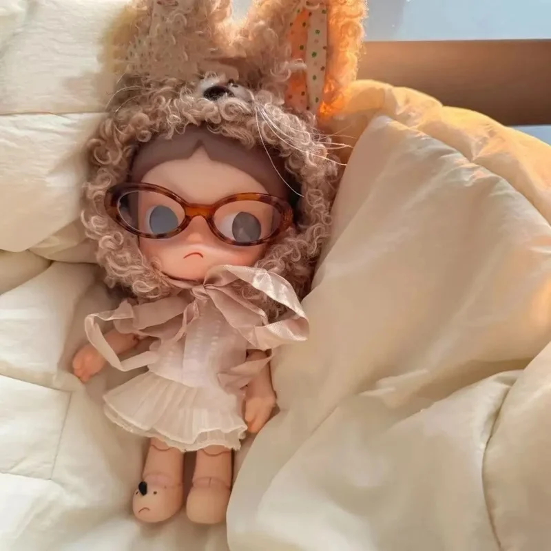 مجموعة ملابس دمى Zsiga 1/8 لخريف وشتاء زي قطة لطيف مع قبعة ملابس دمى عصرية لطيفة