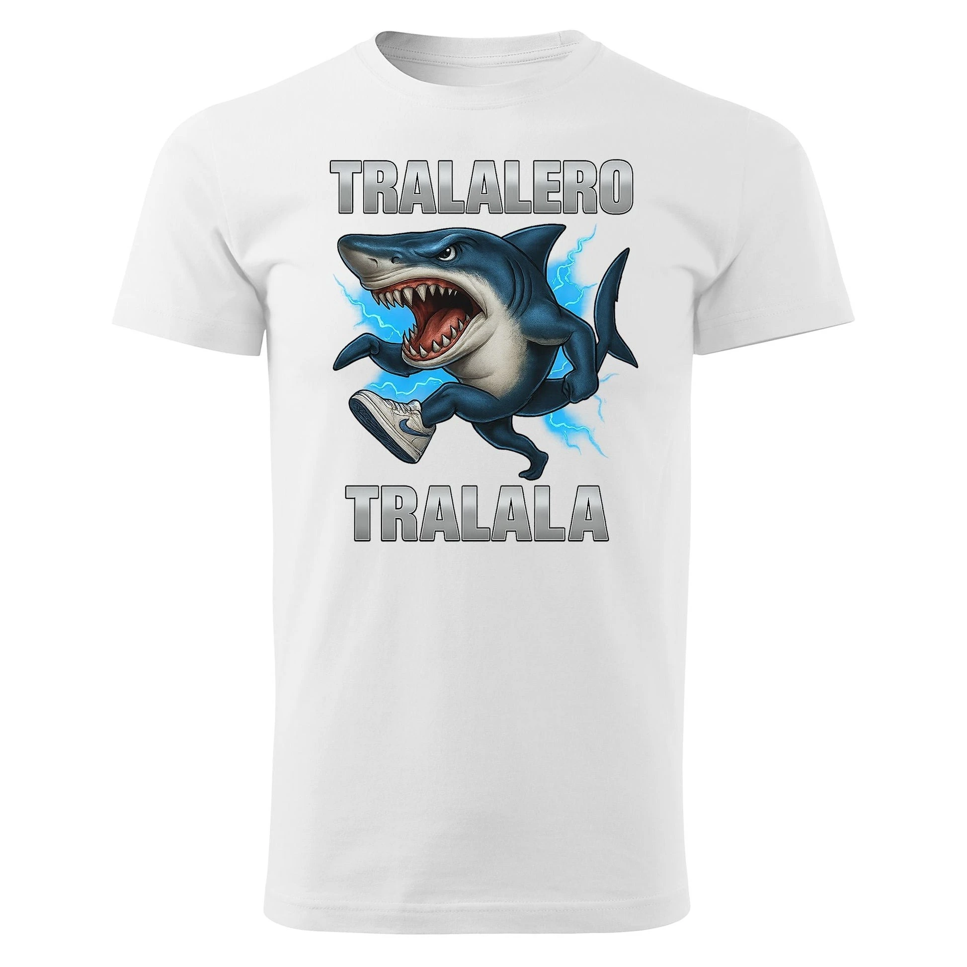 

Tralalero Tralala с графическим принтом, летняя роскошная брендовая хлопковая мужская и женская футболка с коротким рукавом, уличная модная трендовая одежда