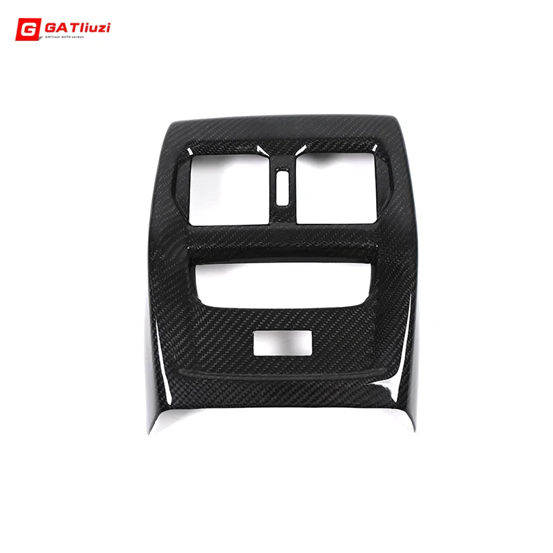 For BMW G80 G81 G82 G83 Prepreg Carbon Fiber Center Console Cover Rear Seat Air Conditioning Vent Cover