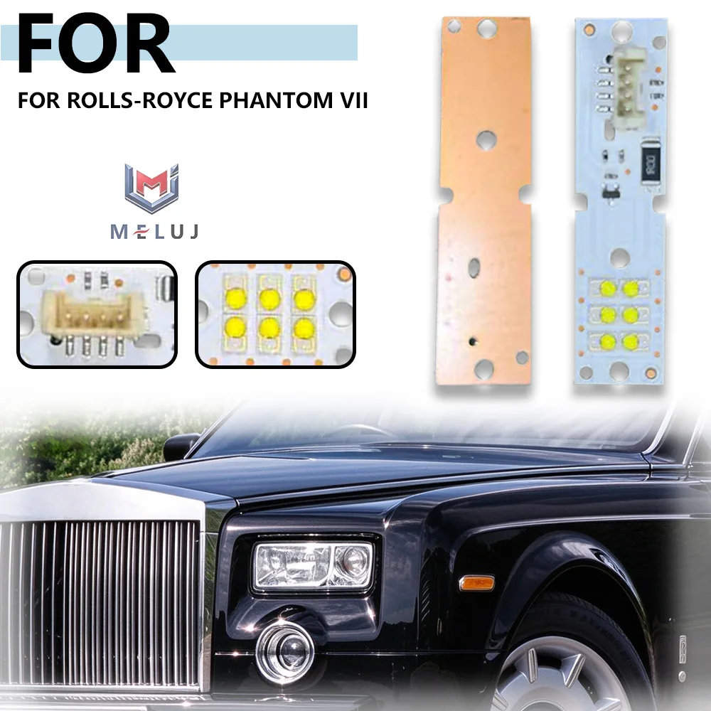 For Rolls-Royce Phantom VII LED White Light Source Chip Angel Eye DRL Light Source Board Headlight DRL Module Replacement Parts