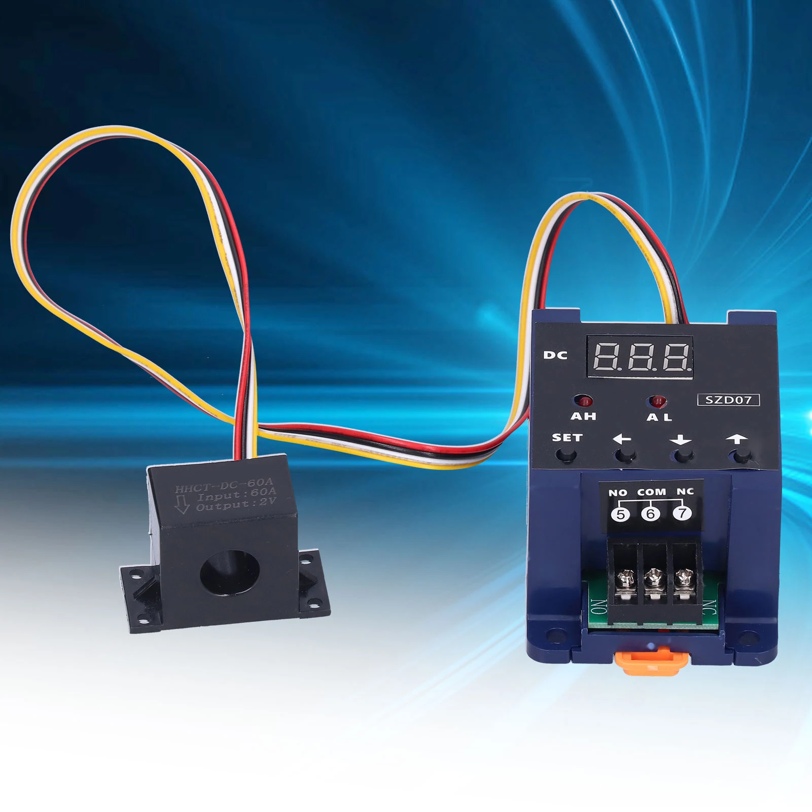 

Digital Ammeter Digital Display Ammeter Digital Display Ammeter Current Sensing with Overload SZD07 DC8-35V