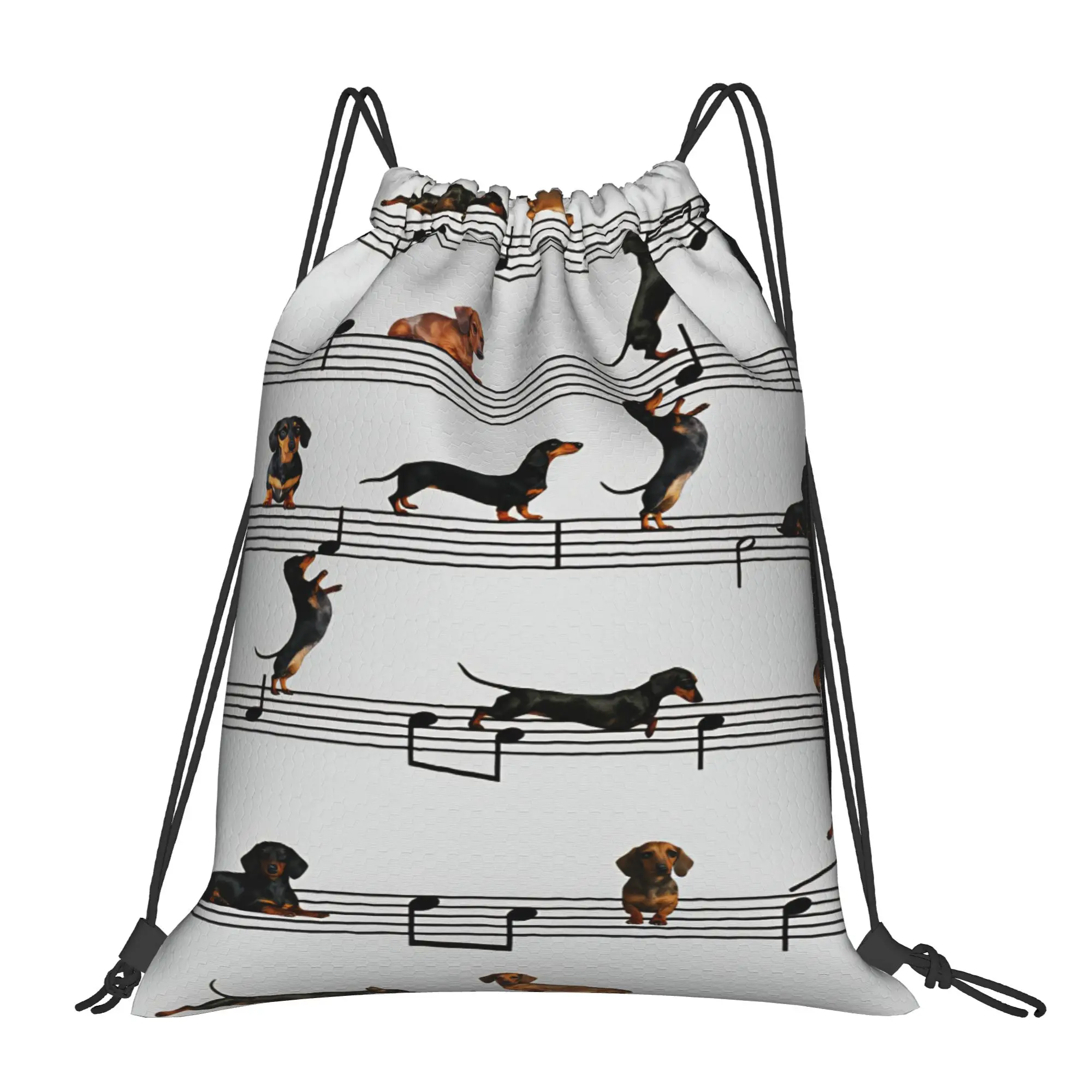 Drawstring Bag Dachshund Backpack  Folding Folding Football Gym Sackpack String Bags For Women