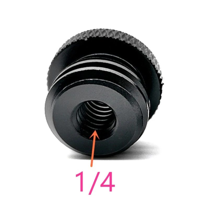 N58C ป้องกันการกัดกร่อนสกรูขาตั้งกล้องอะแดปเตอร์1/4หญิง5/8-11ชาย Mount จอภาพ LCD A ขาตั้งไมโครโฟน Anti-Rust