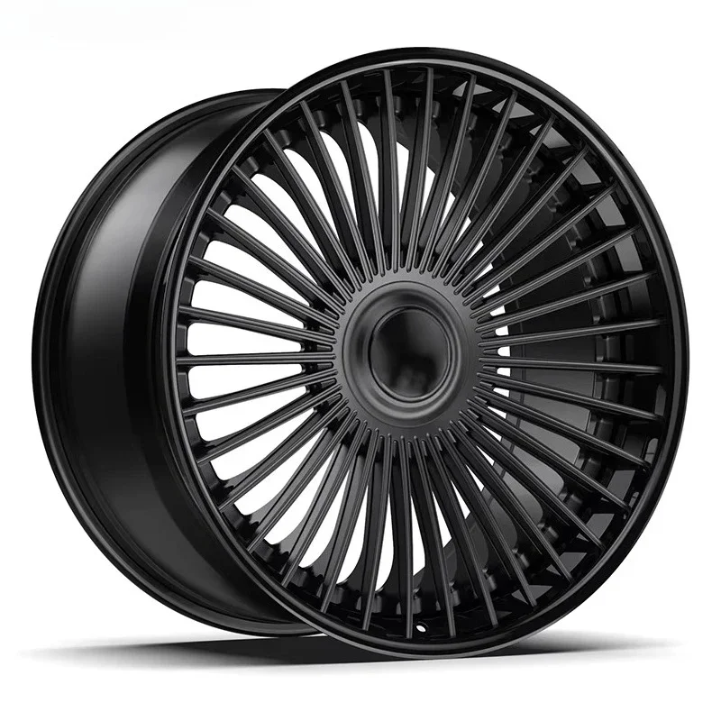 

Custom High Quality 2 Piece Forged Wheel Black 5x114.3 5x120 5x127 6x139.7 Jante for Passenger Car Wheels for