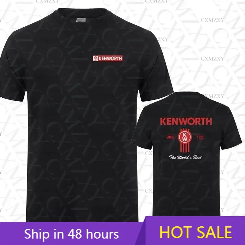 

Kenworth Truck T Shirt Summer Men Cotton Short Sleeve Kenworth World‘s Best T-shirts Mans Gift Tees