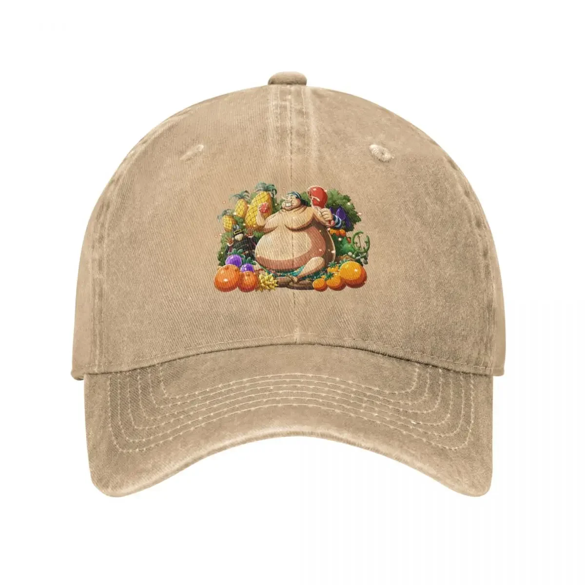 Fat Usopp Eating Food Baseball Cap dad hat Kids Hat Men's Luxury Women's