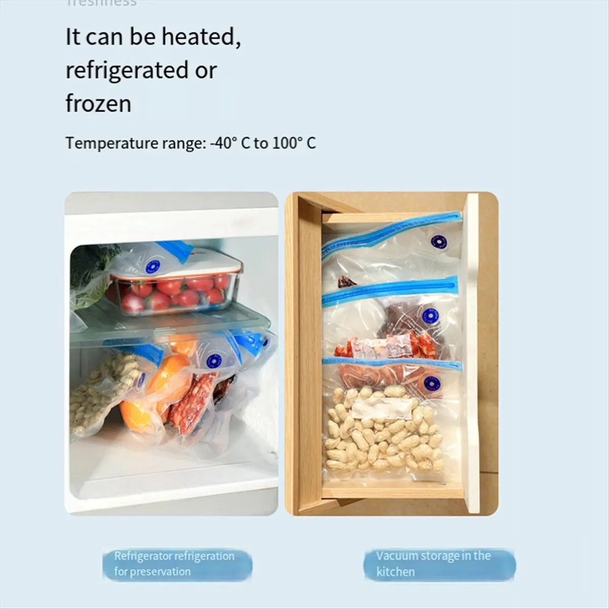 

(A64E) Мини-вакуумный упаковщик портативный, перезаряжаемый через USB, в комплекте 10 многоразовых пакетов, идеально подходит для кухни, барбекю и путешествий