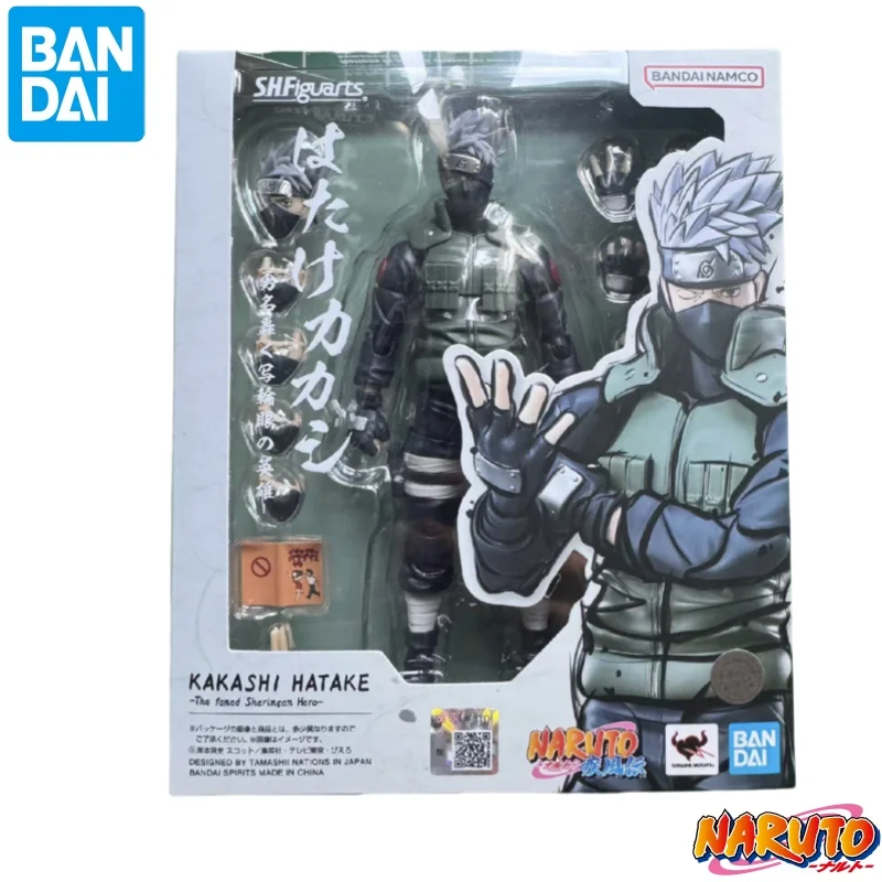 

in stock BANDAI Original BANPRESTO Naruto SHF Hatake Kakashi action figure Model Doll Brand New Boxed anime characters