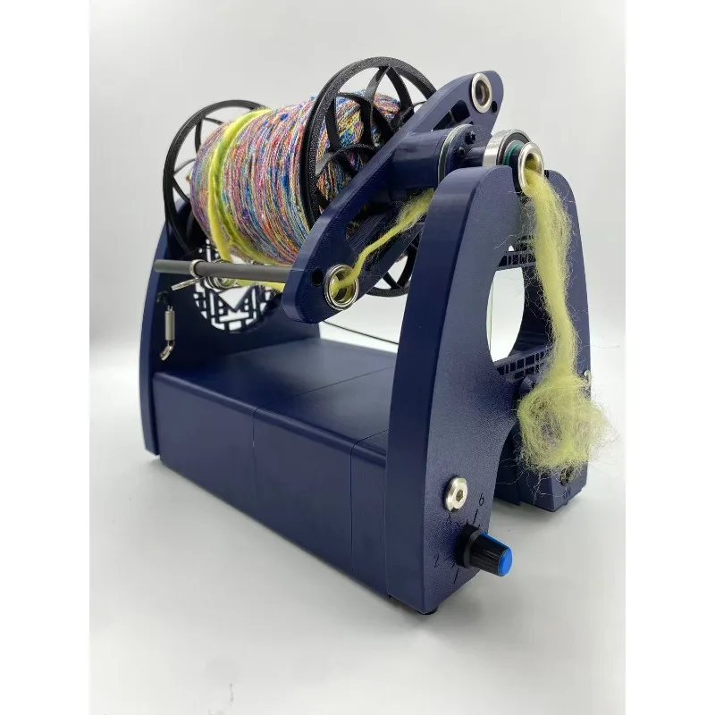 Big spinning wheel electric spinning machine, plant fiber pet hair hand spinning art thread