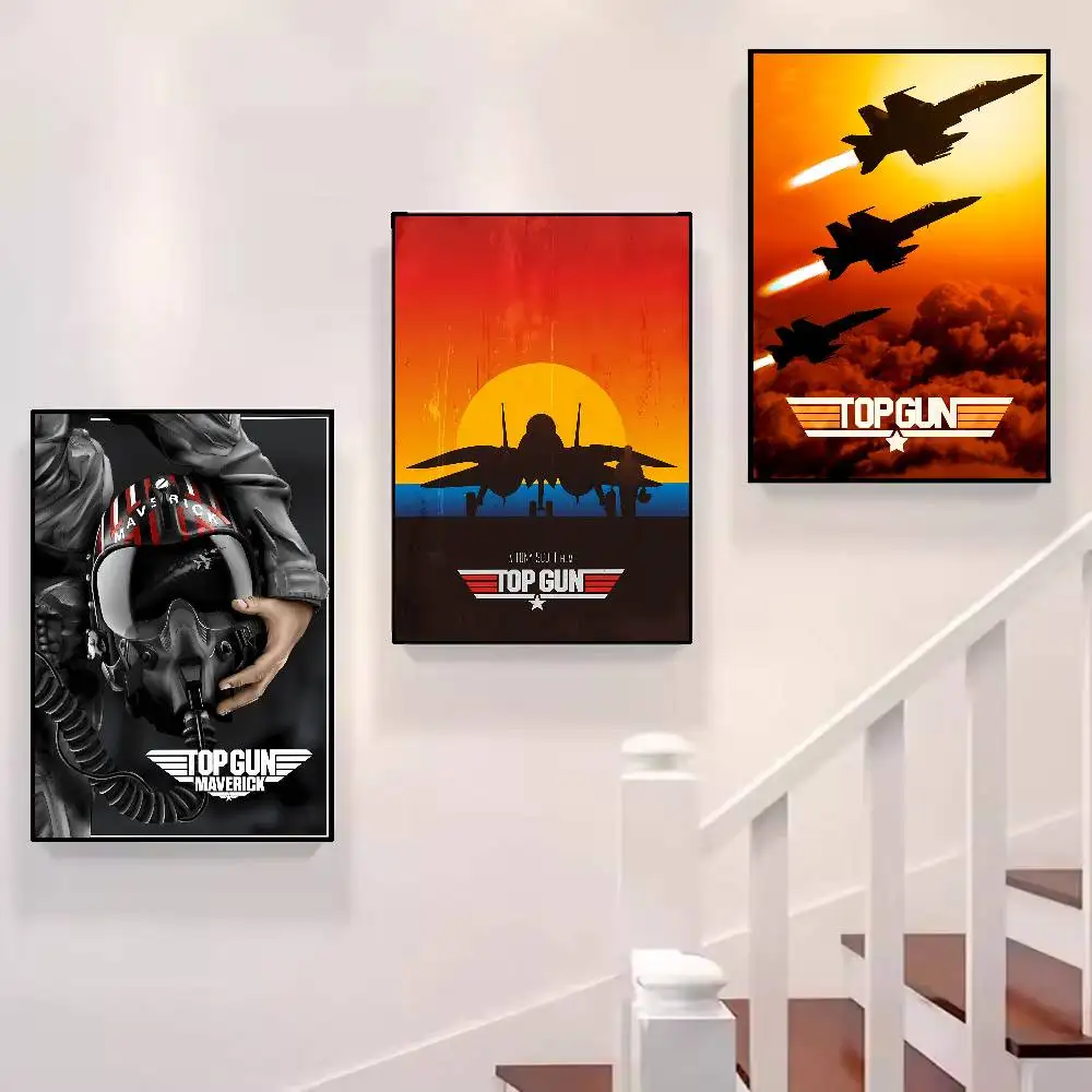 Movie T-Top Gun Maverick Gift Frameless Poster Personalized Gift For Lovers Customizable Decorative Home Decor