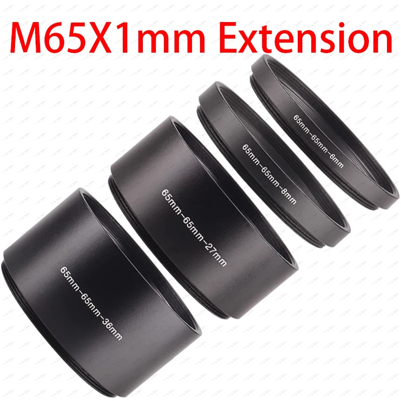 

M65 M65X1mm Focusing cylinder adapter ring Extension cylinder Extender Spacer 6mm 8mm 17mm 27mm 30mm 36mm 57mm