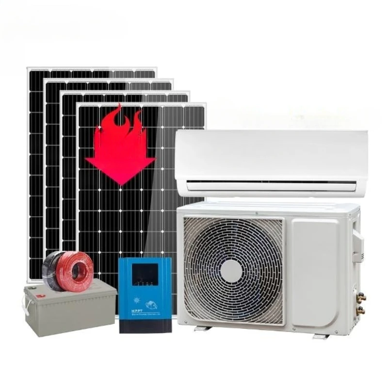 12000btu 18000btu solar AC/DC unit air conditioning hybrid solar air conditioning wall mounted household air conditioning