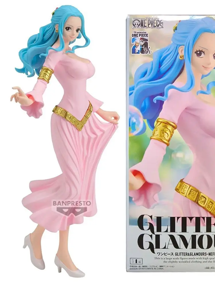 23CM Anime une pièce Nefertari D Vivi Figure GLITTER & GLAMOURS série modèle jouets et poupées figurine Collection cadeau PVC