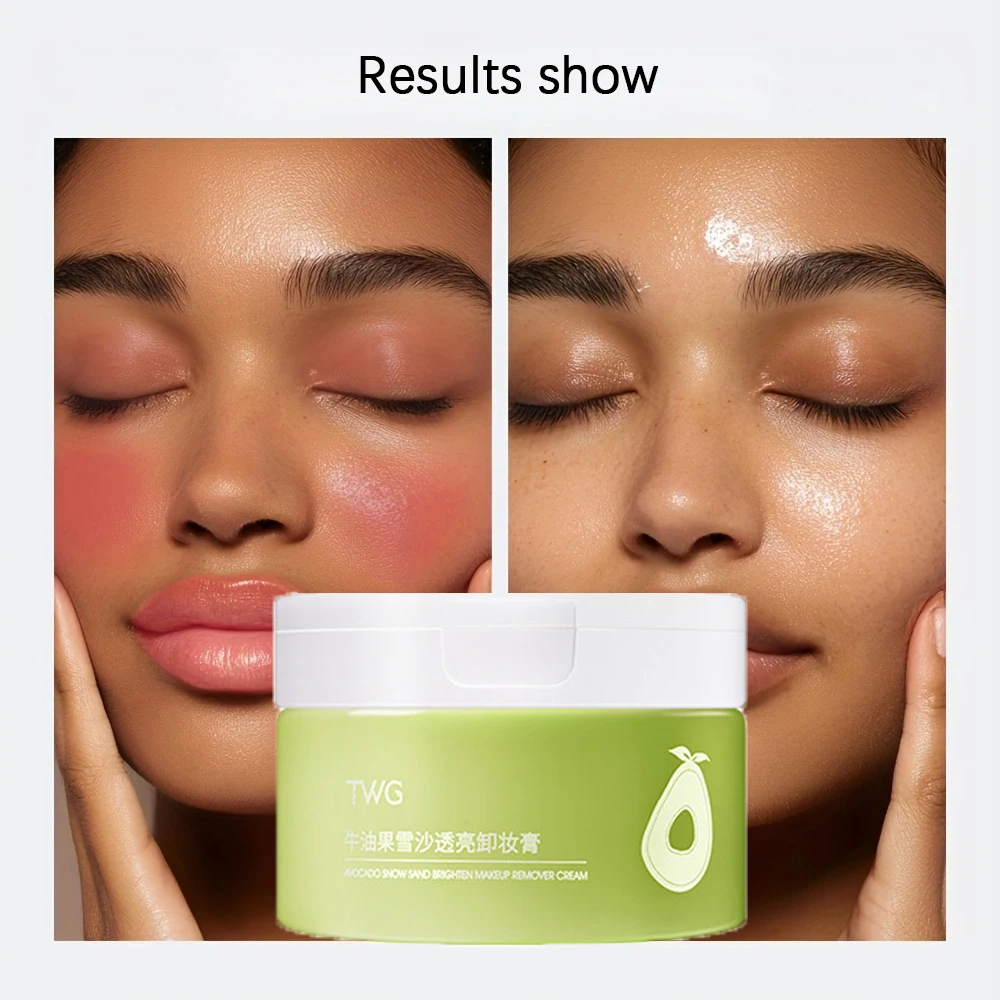 Avocado-Gesichtsreiniger, feuchtigkeitsspendend und gründlich reinigend, sanft und nicht reizend, reinigt Make-up, erfrischend und klar