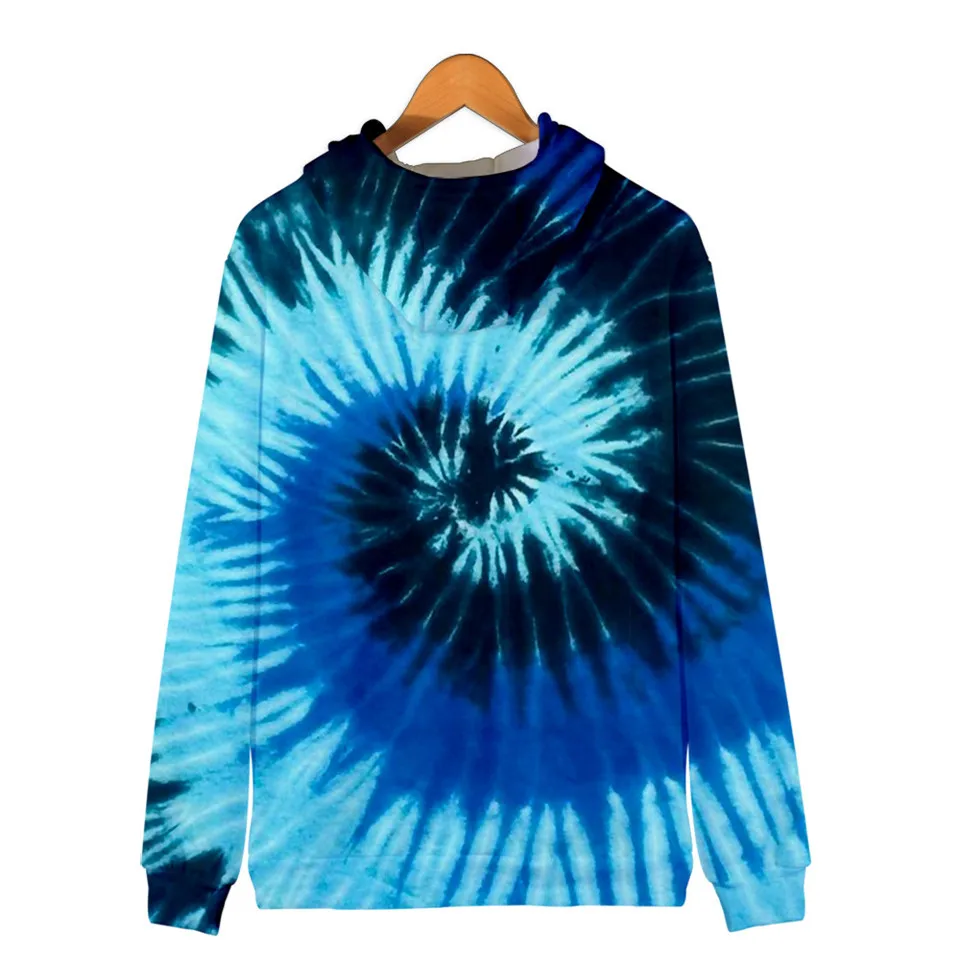 Colorful Spiral Dizzy Pattern Hoodie Men Women Optical Illusion Hoodies Sweatshirt Harajuku Tie Dye Jacket Coat Clothes