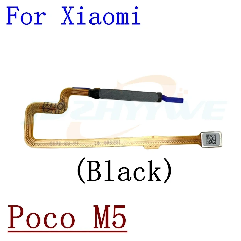 For Xiaomi Poco M5 M5s M4 Pro M4Pro 4G 5G Home Button Back Touch ID Scanner Fingerprint Sensor Flex Cable Phone Parts