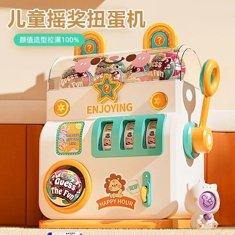 Egg machine girl toy lottery large mini clip doll machine birthday gift