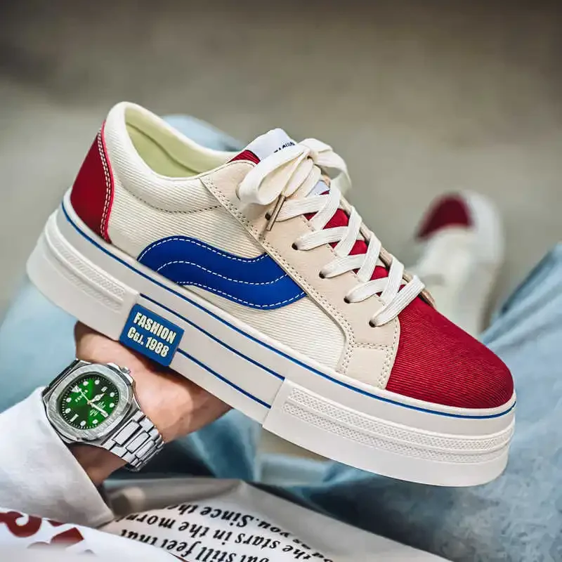 Sepatu Pria Keren Latihan Desainer Pria Mewah Sol Tenis Platform Tinggi Sepatu Kets Desain Merek Mewah Olahraga Teniz Tenks