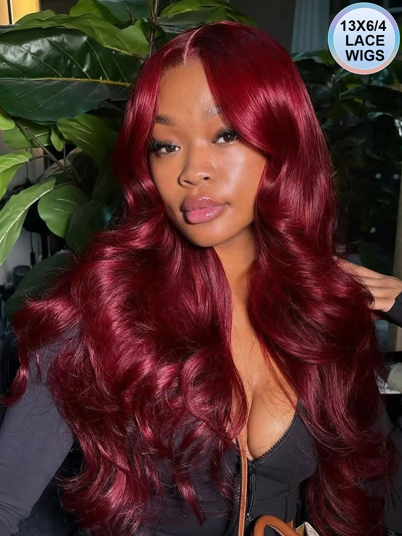 

Бордовый 99J Объемная волна Парики фронта шнурка 13X6 13X4 Hd Парики из натуральных волос на шнуровке Длинные 34 дюйма Цветной винно-красный парик фронтальной части шнурка Предварительно выщипанные