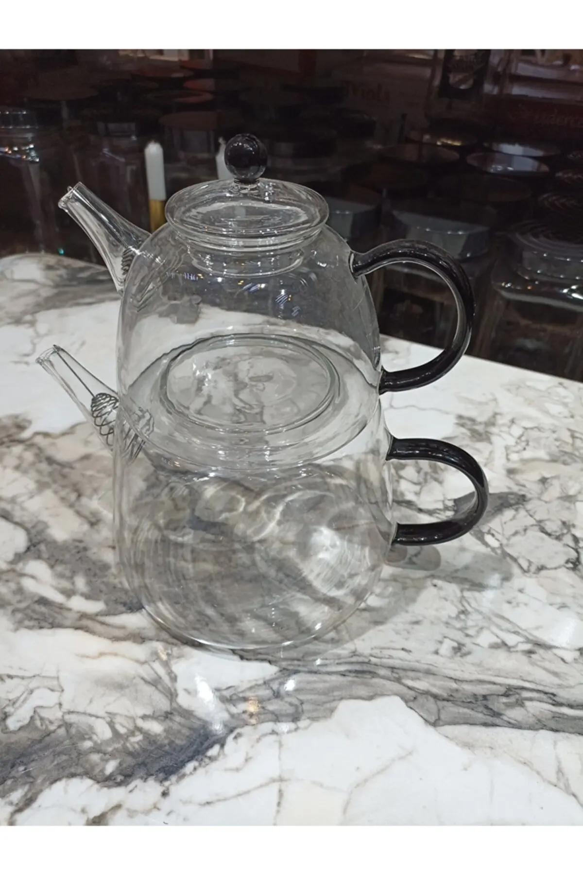 Fireproof Borosilicate Glass Teapot Set 1teapot Turkish Handmade Kettle Coffee Maker