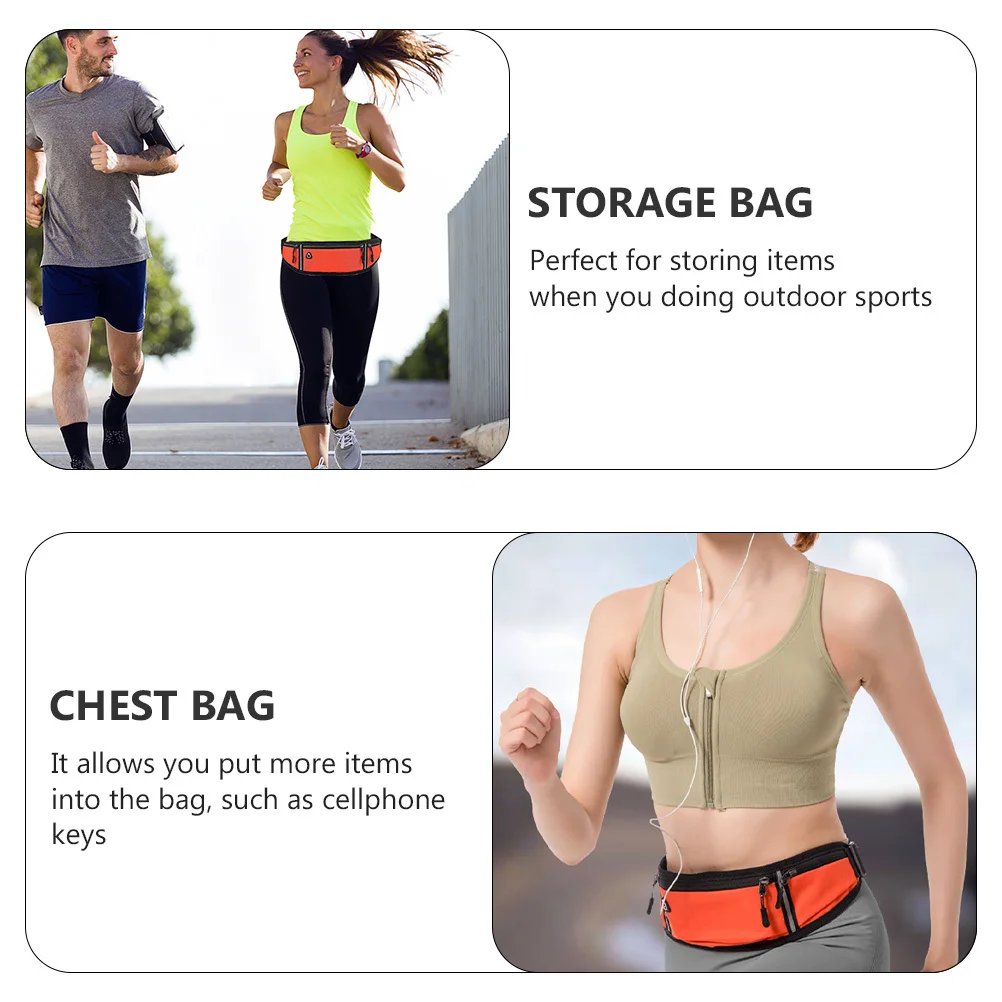 

Oxford Cloth Waterproof Waist Bag Outdoor Sports Fanny Pack Multipurpose Chest Storage Pouch for Men Women Phone Keys
