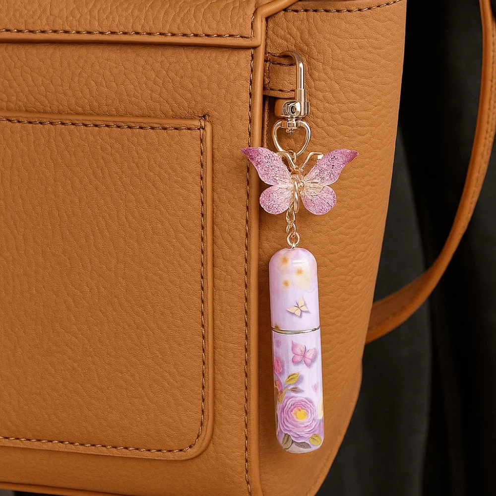 

5ml Mini Bottle Empty Leak Proof Refillable Bottle Bottom Refillable Bag Pendant Empty Cosmetic Containers Essential Oil