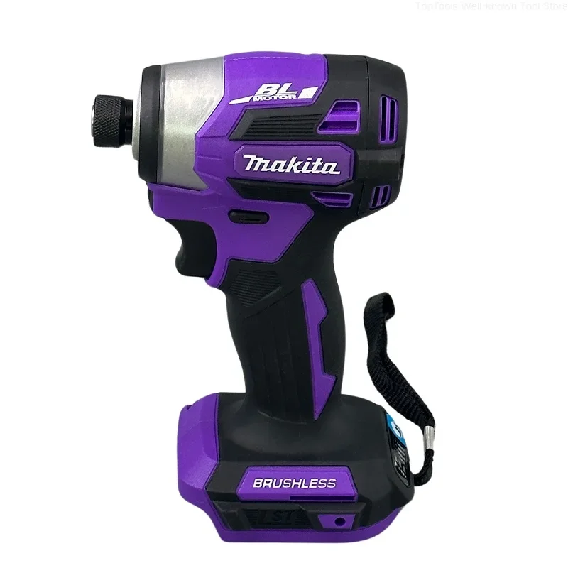 Makita DTD173 purple Screwdriver Impact  Set Household Electric Hand Drill  Power  Impact Mini Rotary Wireless Electric  Tool