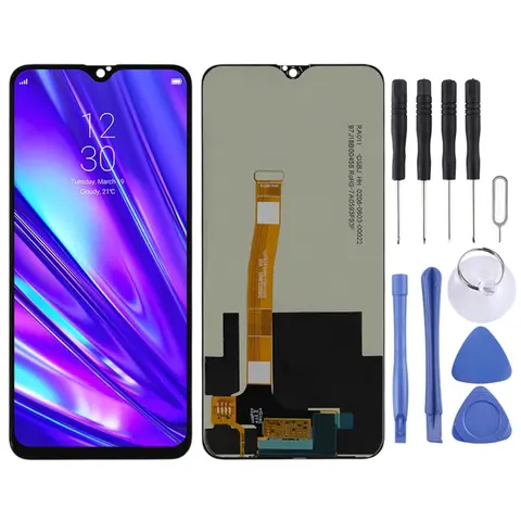 OPPO Realme 5 Pro / Realme Q 용 TFT LCD 화면 (디지타이저 전체 조립 전화 디스플레이 수리 교체 부품 포함)