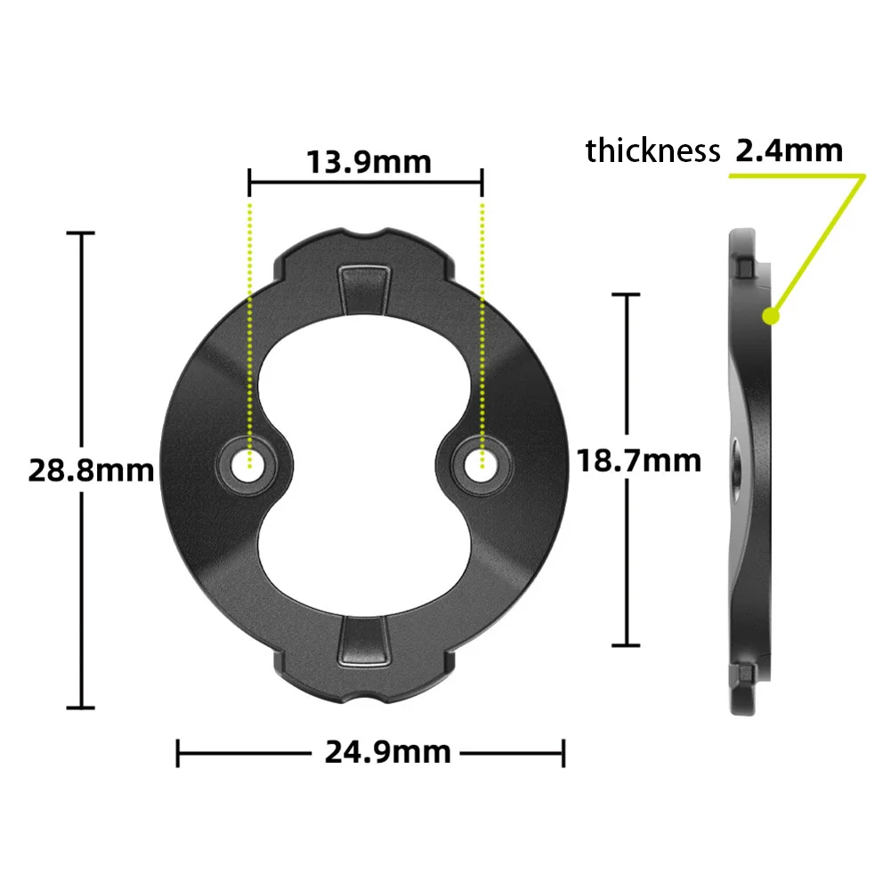 New Bicycle Computer Base Repair Kits Aluminum Alloy Base Snap-on Repair Parts For Garmin 540/840 Replacement Mount Accessories