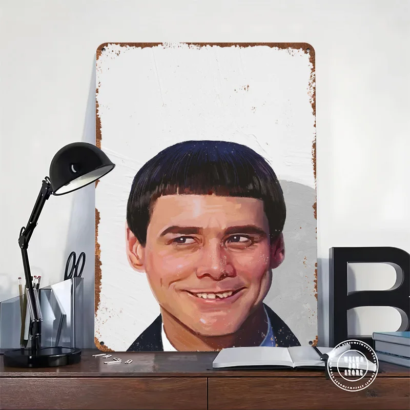 Lloyd Christmas Meme Tin Poster Customized Wall Art Retro Vintage Metal Signs for Fans Room Office Decoration Gaming Desk Decor