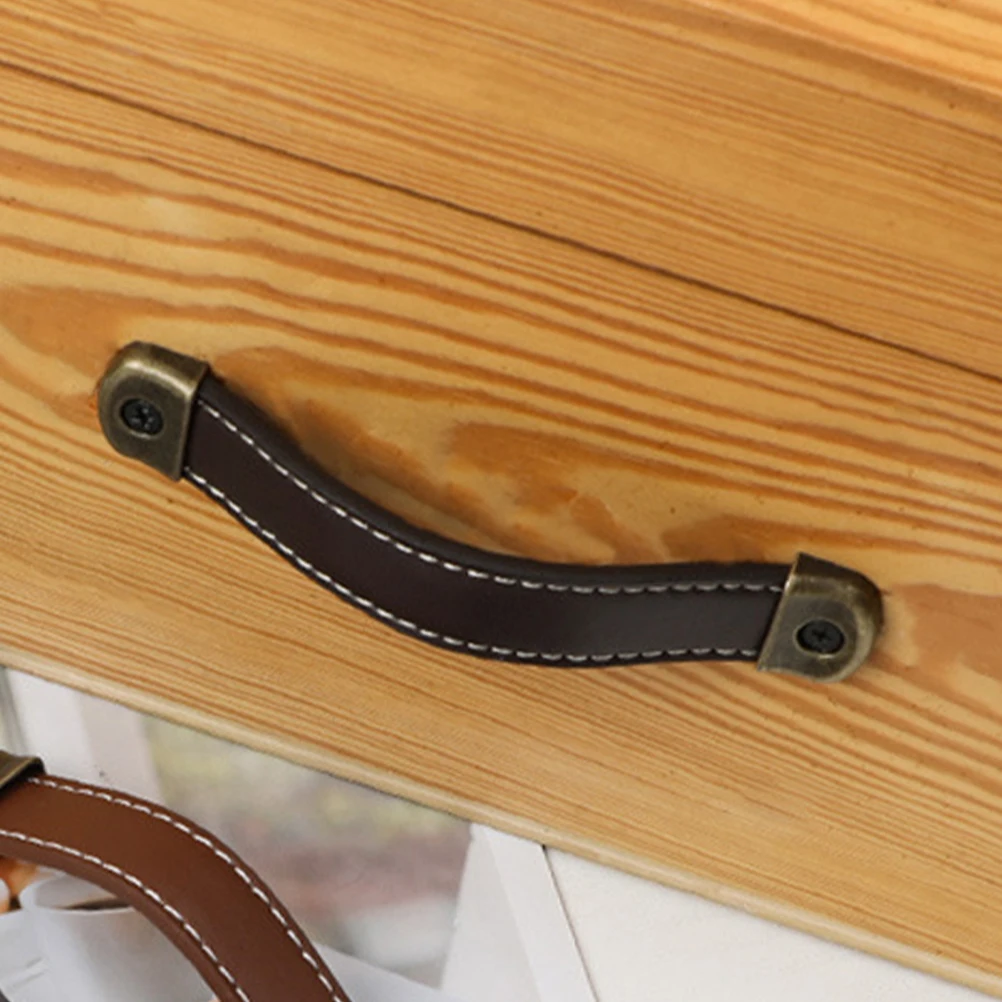 

6pcs Drawer Pulls Black Matte Modern Handle Cabinet Cupboard Door Replacement Furniture Pulls Wardrobe Shoe Cabinet