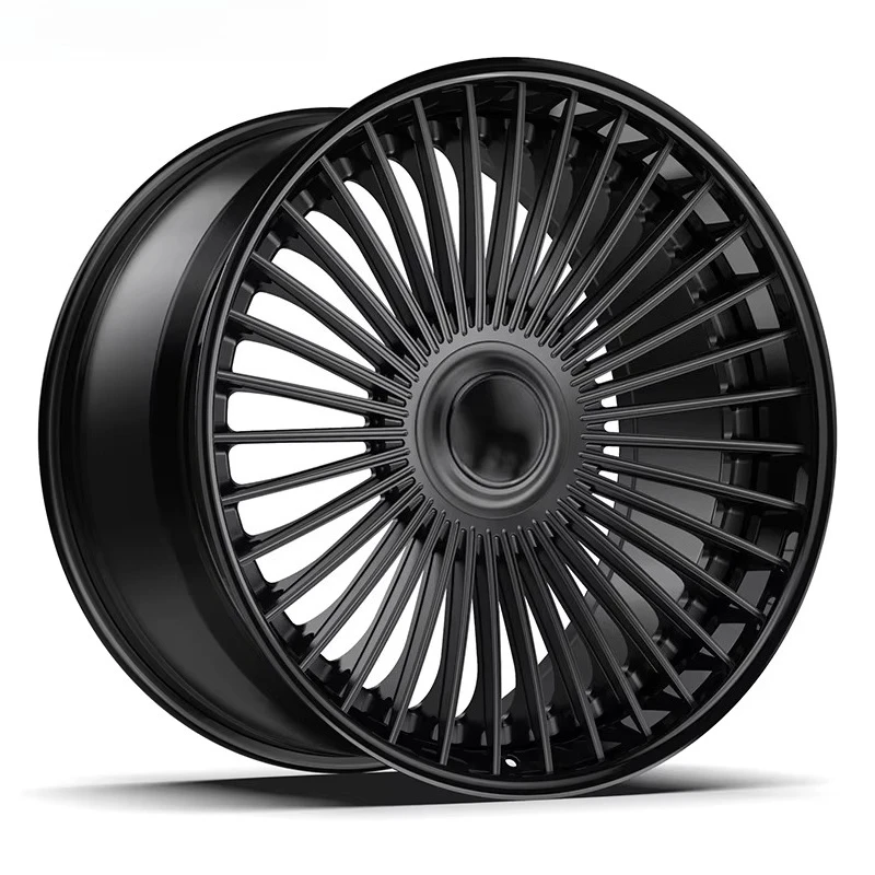 

Custom High Quality 2 Piece Forged Wheel Black 5x114.3 5x120 5x127 6x139.7 Jante for Passenger Car Wheels for