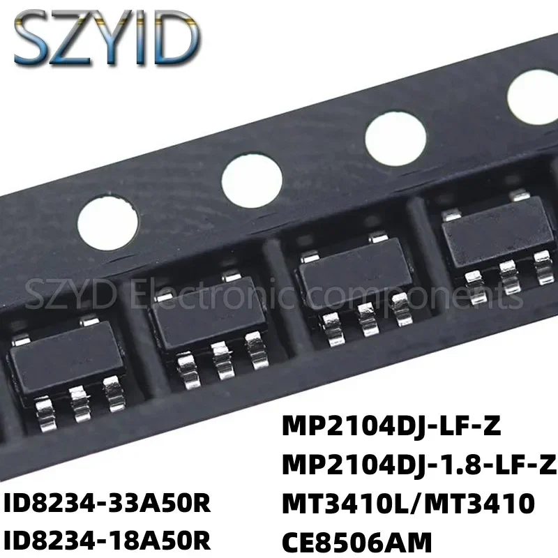 100PCS SOT23-5 ID8234-33A50R ID8234-18A50R MP2104DJ-LF-Z MP2104DJ-1.8-LF-Z MT3410L/MT3410 CE8506AM CE8506AM